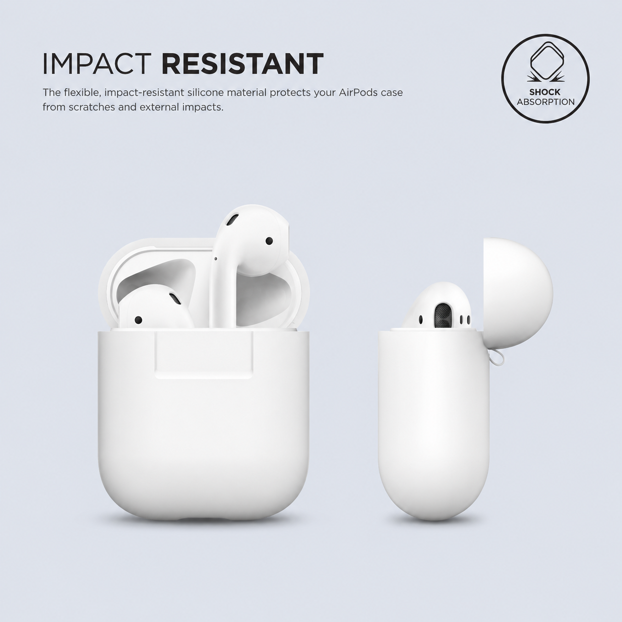 Elago Airpods Silicone Case - White