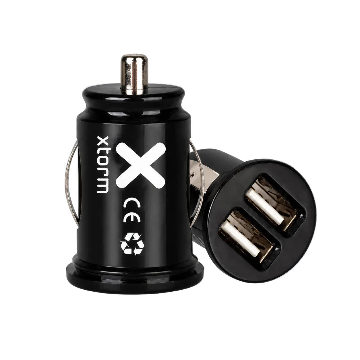 XTORM 2-Port 3 1A USB Car Charger - Black