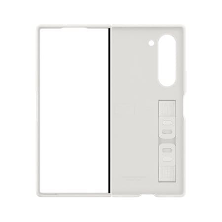 Samsung White Silicone Grip Case with Stand - for Samsung Galaxy Z Fold 6 product photo