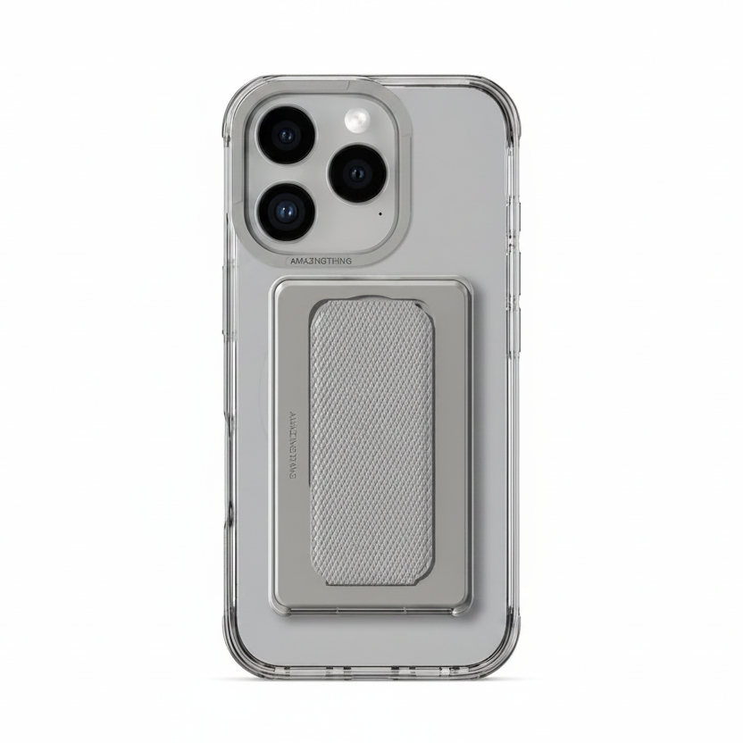 AmazingThing IPHONE 16 Pro Max 6.9  OMNI MAGSAFE DROP PROOF CASE WITH STAND - GREY