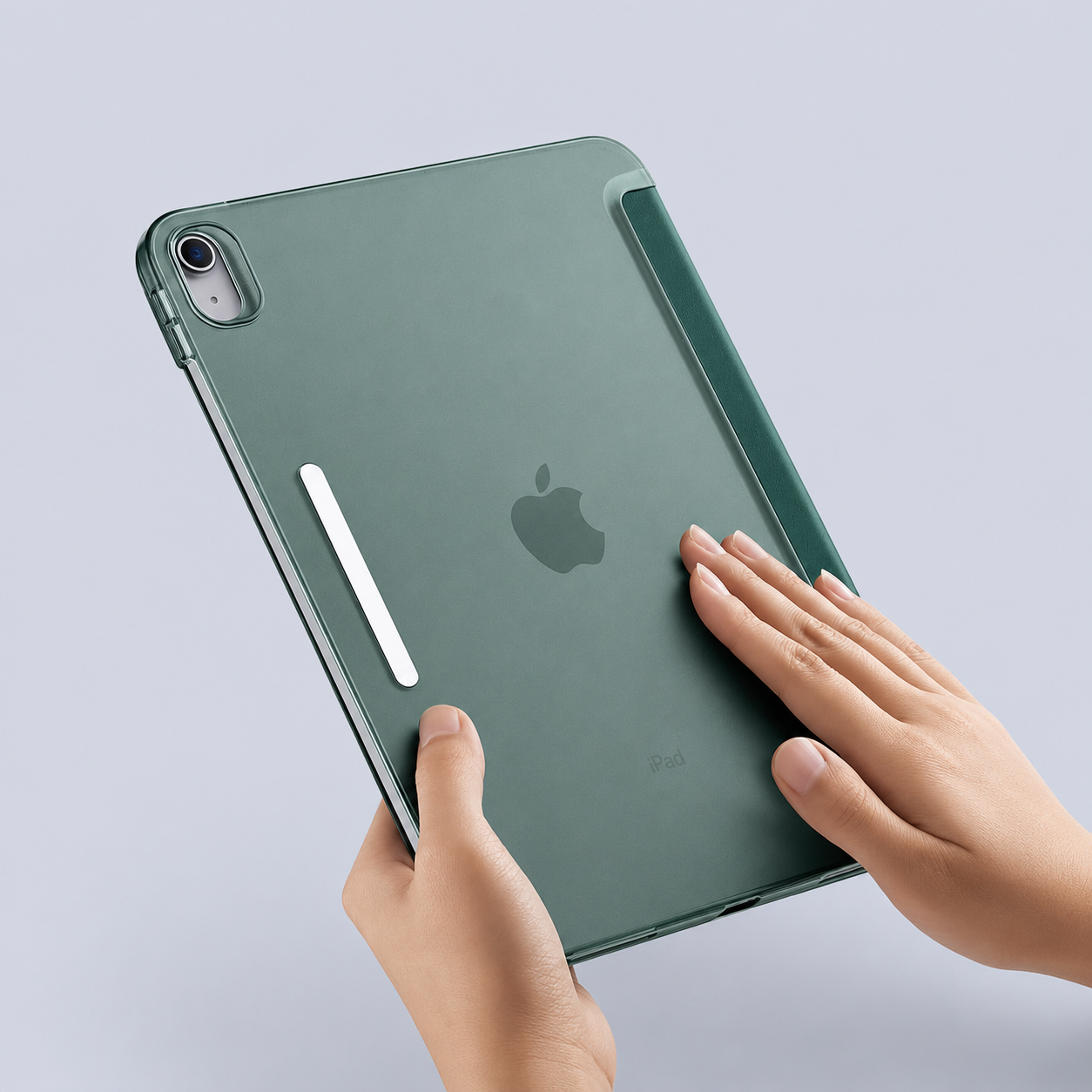 ESR iPad 10 9-inch 2022 Ascend Trifold Case - Forset Green in-use view