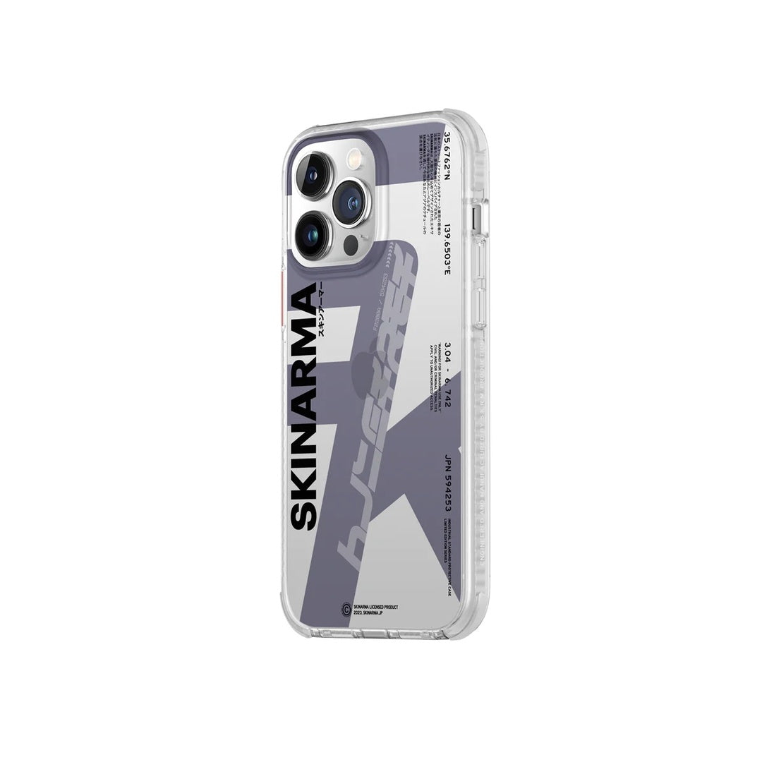 Skinarma iPhone 14 Plus from Raku cover side view