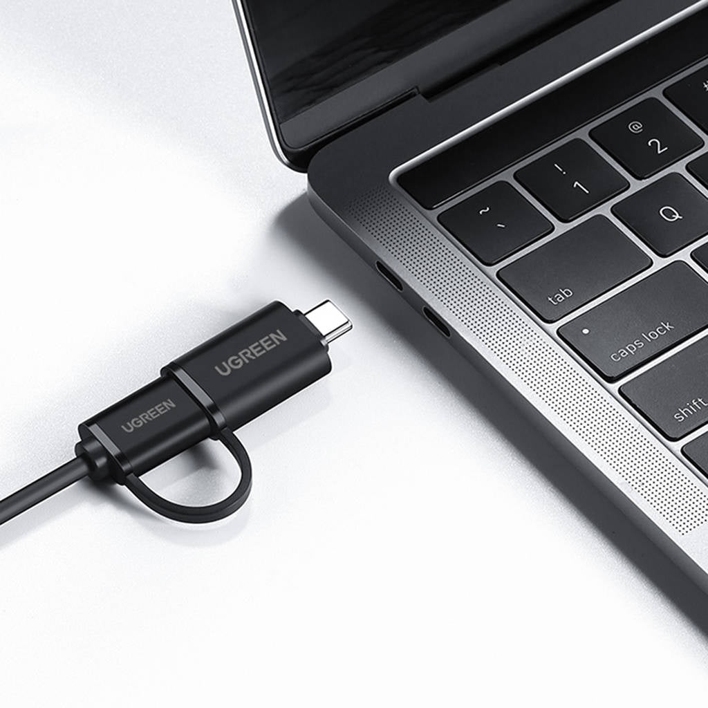Ugreen HUB splitter 4x USB 3 0 USB port Type C cable 1m - black additional product image