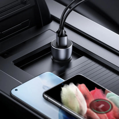Ugreen fast car charger 2x USB 36W Quick Charge SCP FCP AFC gray CD213 10144 additional