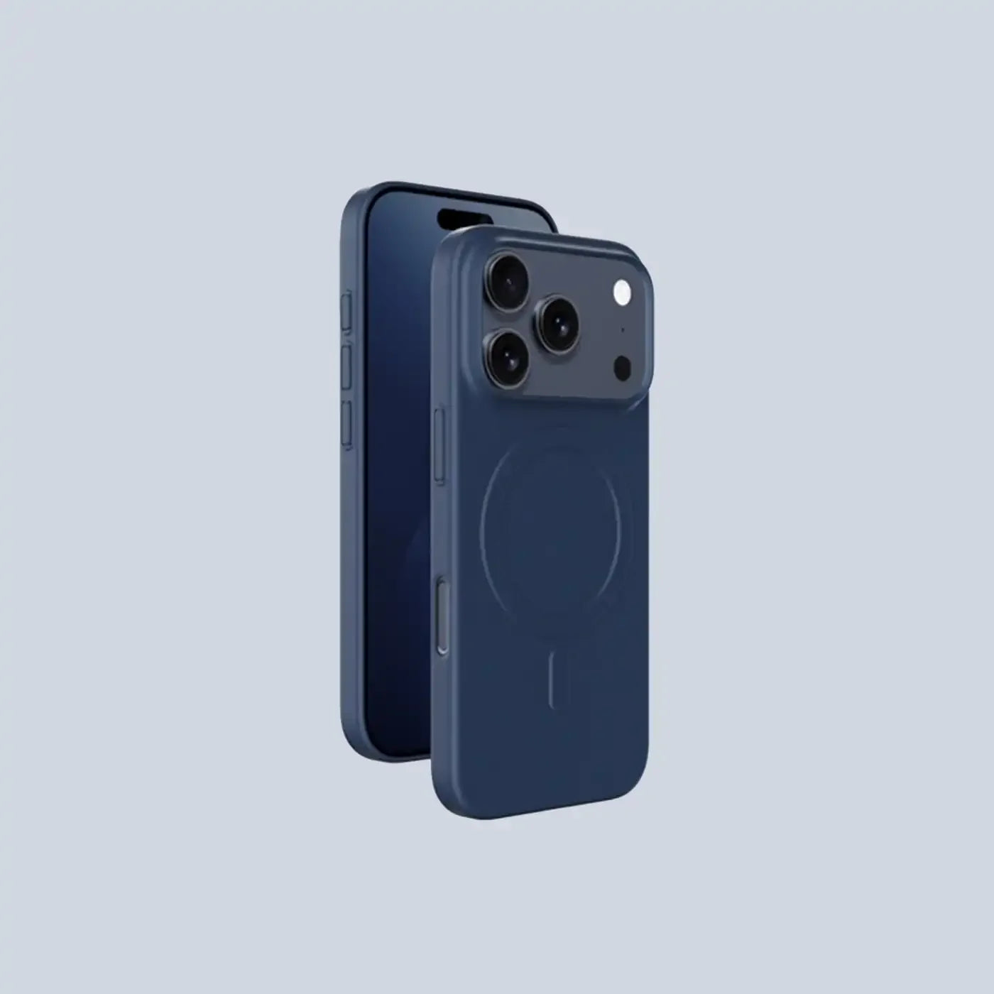 Amazigthing iPhone 17 Pro Max Minimal Air MagSafe Protective Case - Navy product photo
