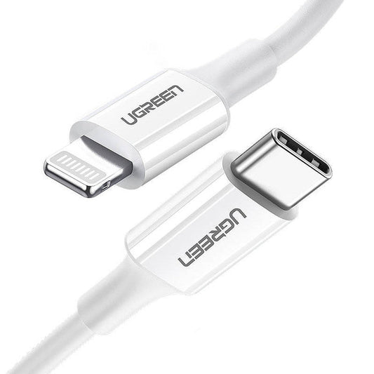 Ugreen cable MFi USB Type C cable - Lightning 3A 1 5 m white US171 product photo
