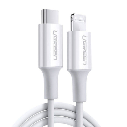 Ugreen cable MFi USB Type C cable - Lightning 3A 1 5 m white US171 product photo