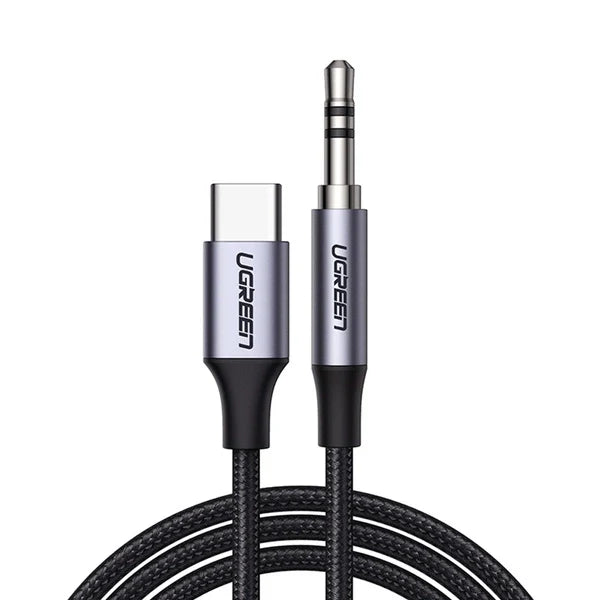 Ugreen cable USB C - mini jack 3 5mm 1m gray AV143 product photo
