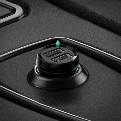 Ugreen car charger 2x USB 24W 4 8 A 2x 2 4 A black 50875 product photo