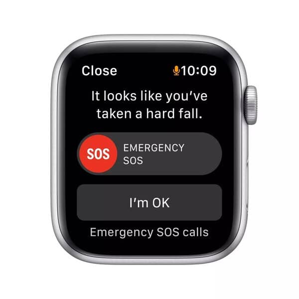 Apple Watch SE 40mm Silver Aluminum Case with Abyss Blue Sport Band product photo