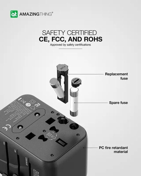 AmazingThing Explorer Pro Travel PD35W 2A+3C Adaptor additional product image
