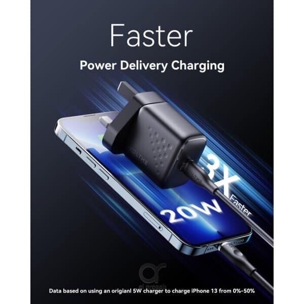 Voltme Revo 20 Lite Wall Charger - Black