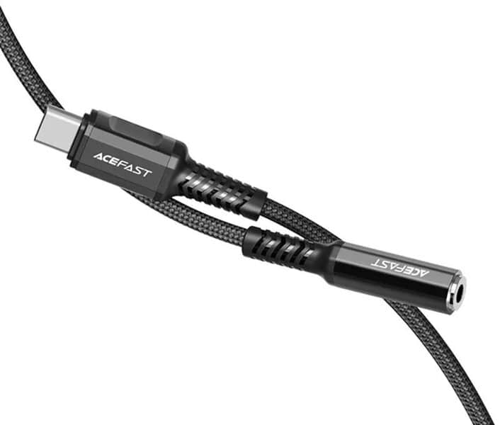 Acefast C1-07 Adapter USB-C to mini jack 3 5mm 18cm black product photo