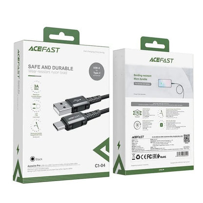 Acefast C1-04 USB-A to USB-C aluminum alloy charging data cable product photo