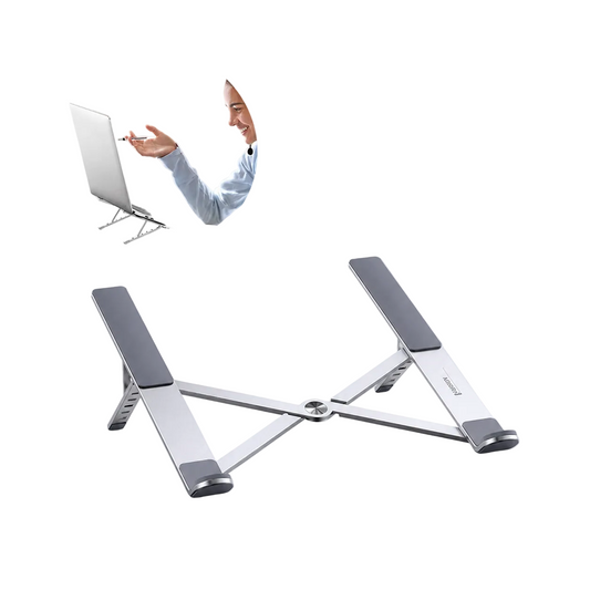 Ugreen foldable adjustable laptop stand - silver