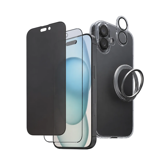Levore iPhone 16 Plus Case Full Body Shield Package 5 in 1 - Multi