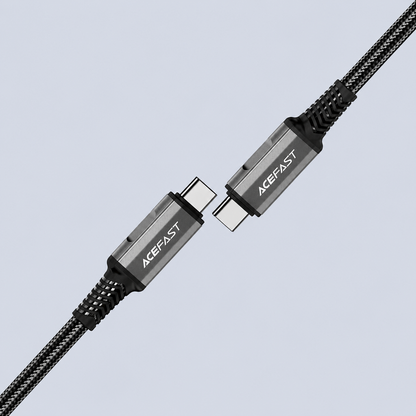 Acefast C1-09 USB-C to USB-C aluminum alloy audio/video transmission full-featured data cable