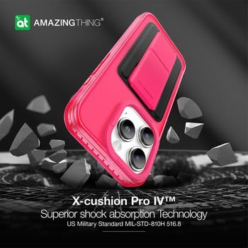 AmazingThing Titan Pro Magnetic Case Wallet Set iPhone 15 Pro max-pink