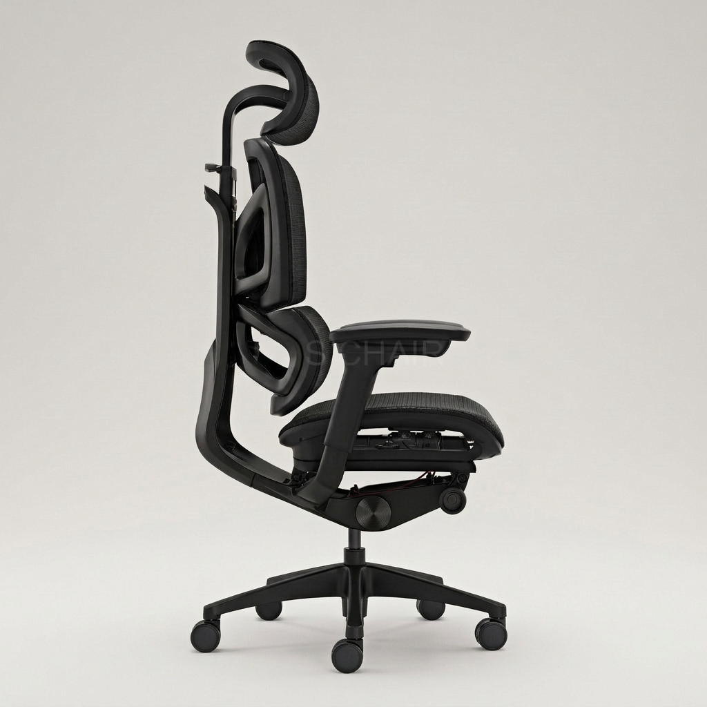 GAMVITY Ergonomic Mesh Office Chair Black Aluminum Alloy product image