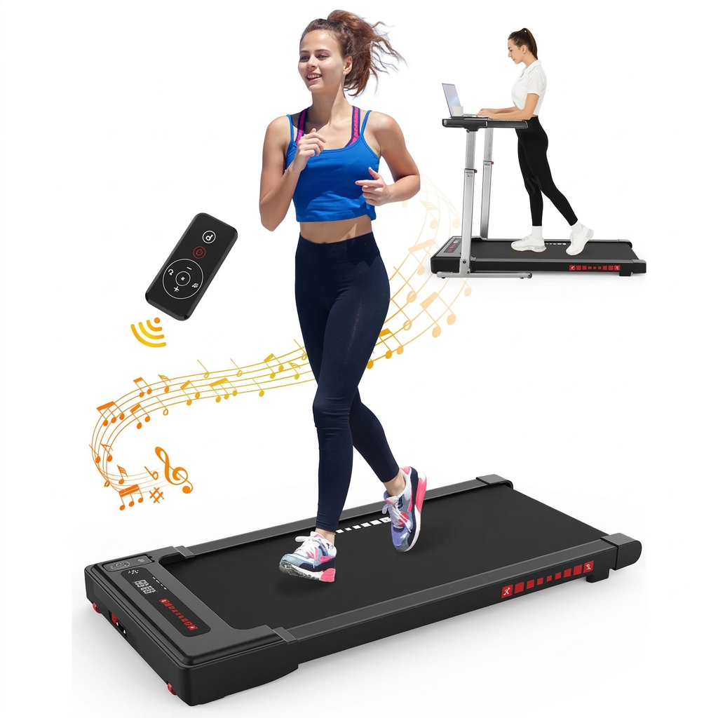 Gamvity 2 5HP Slim Under Desk Walking Pad Treadmill with LED Display product image