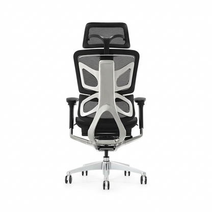GAMVITY Ergonomic Mesh Office Chair Black White Aluminum Alloy additional product image
