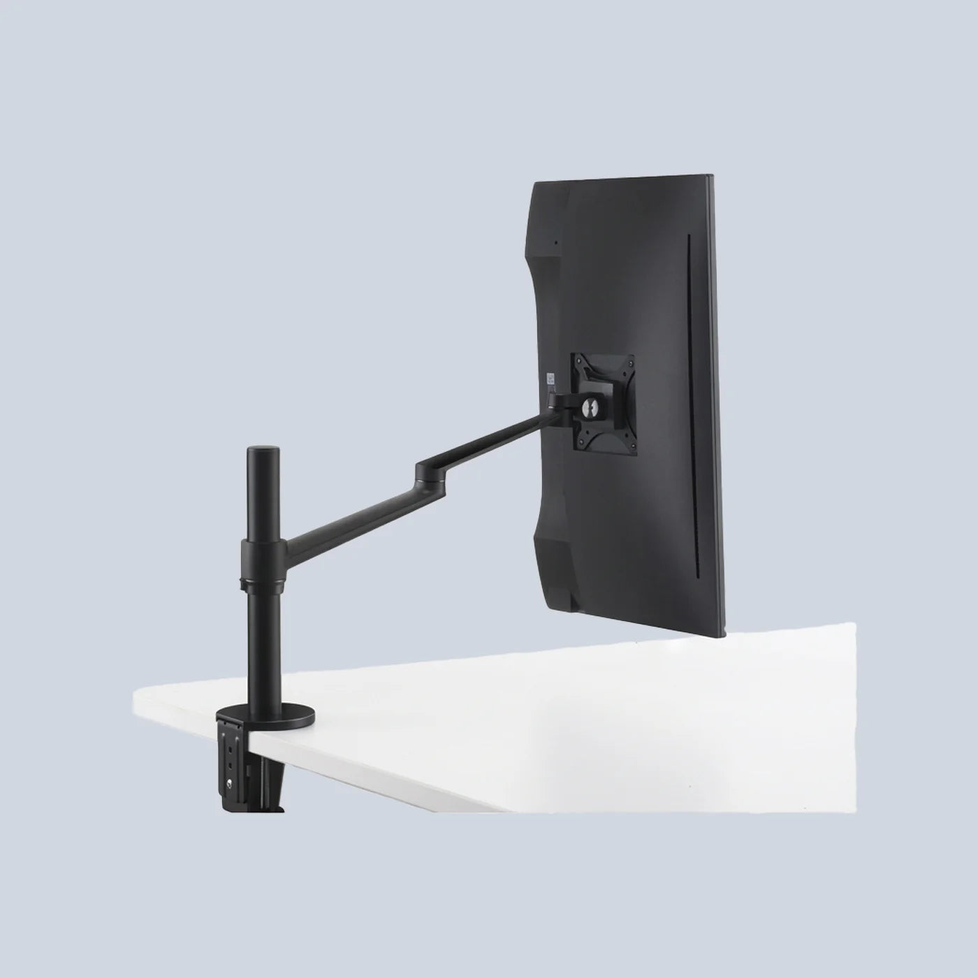 Gamvity Full-Motion Single-Pole Desk Mount Monitor Arm for 17" 32" LCD Screens