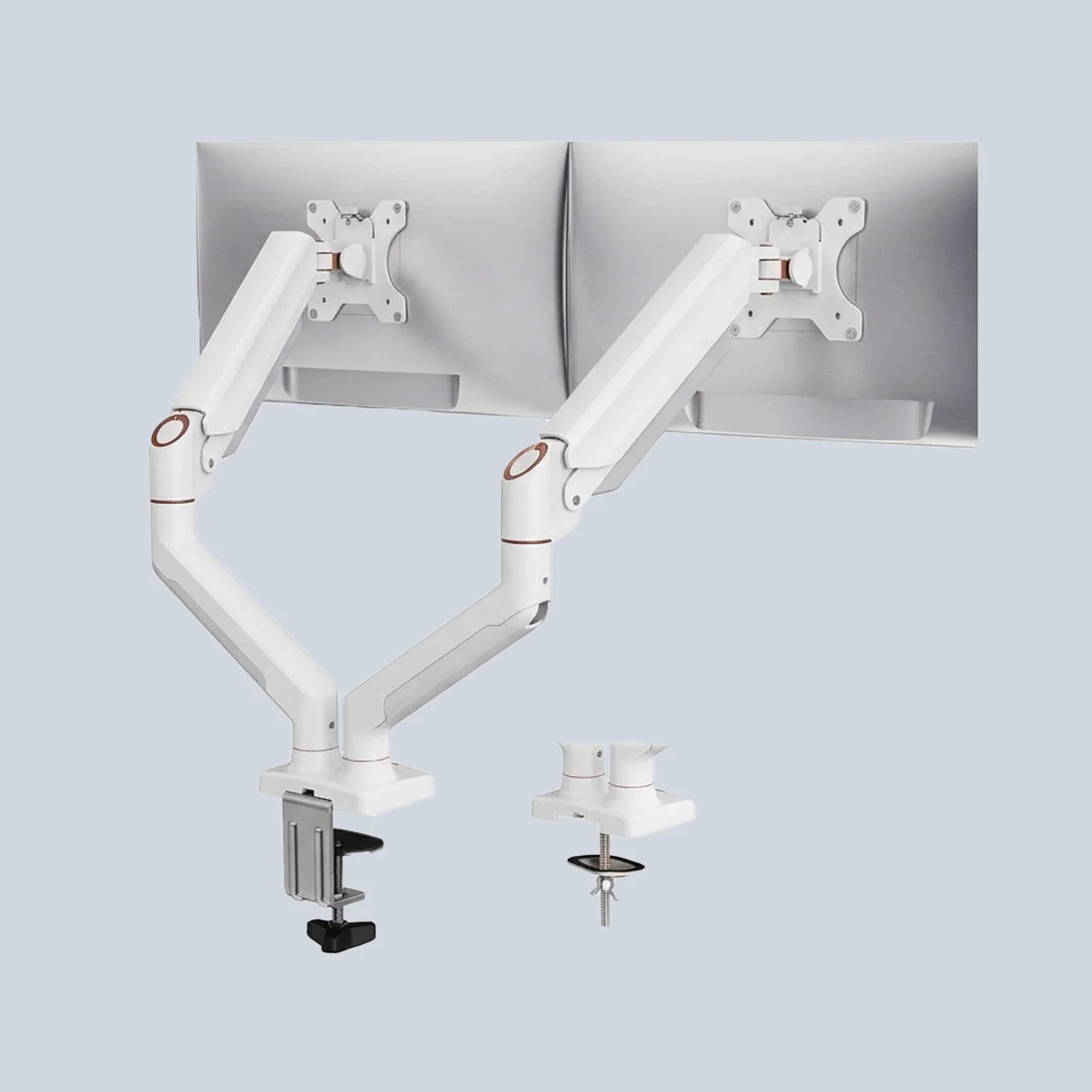 Gamvity Dm09-02 Dual Monitor Stand 13-32inch - White additional product image