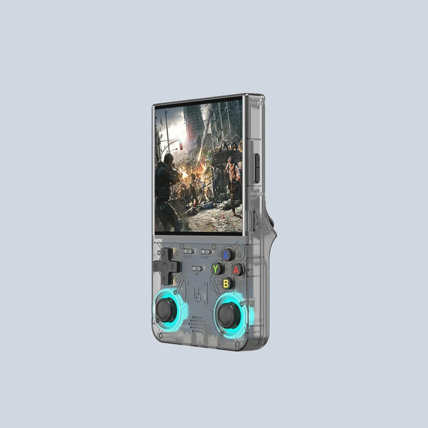 R36 Ultra Retro Handheld Game Console with 64GB - Transparent Black product photo