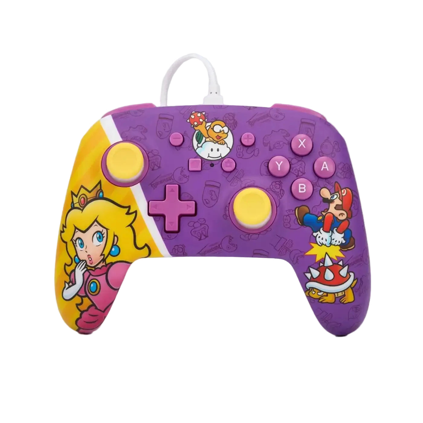PowerA - Enhanced Wired Controller for Nintendo Switch - Princess Peach Battle