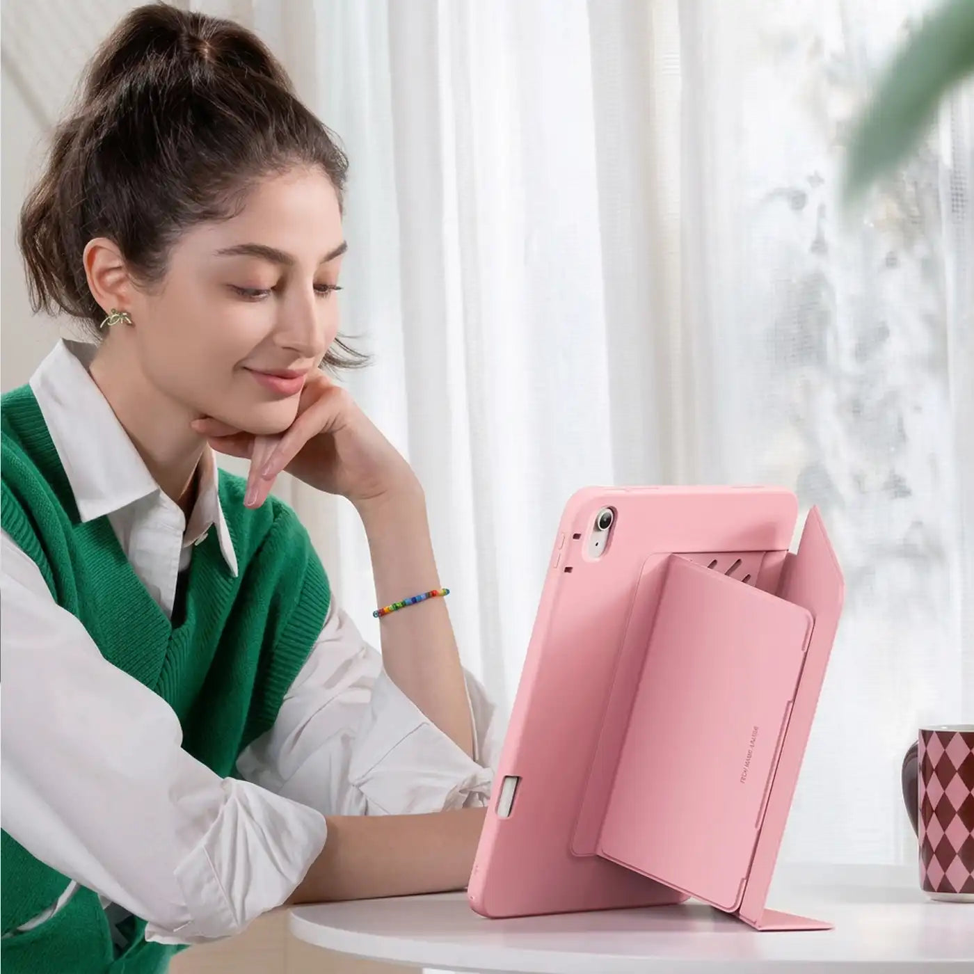 ESR iPad 10 11 Flip Hybrid Case -Pink additional product image