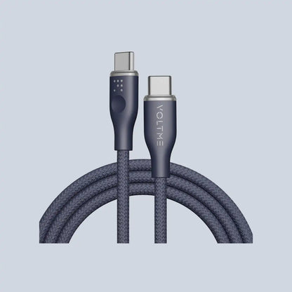 Voltme Powerlink USB C to USB C 1 8M 5A 100W Cable - Blue product photo