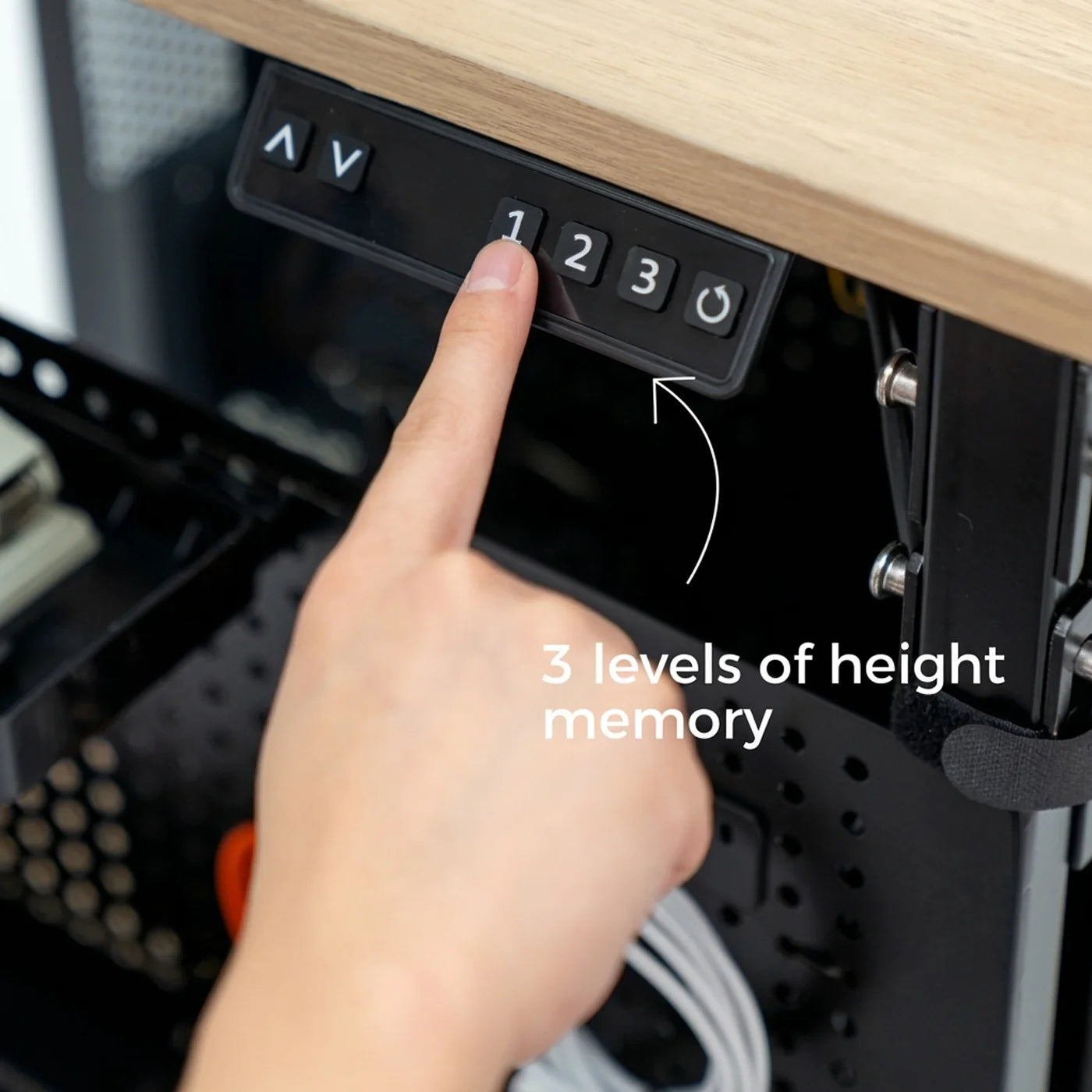 Ingrem Floating Table - Black Right Rudder product photo