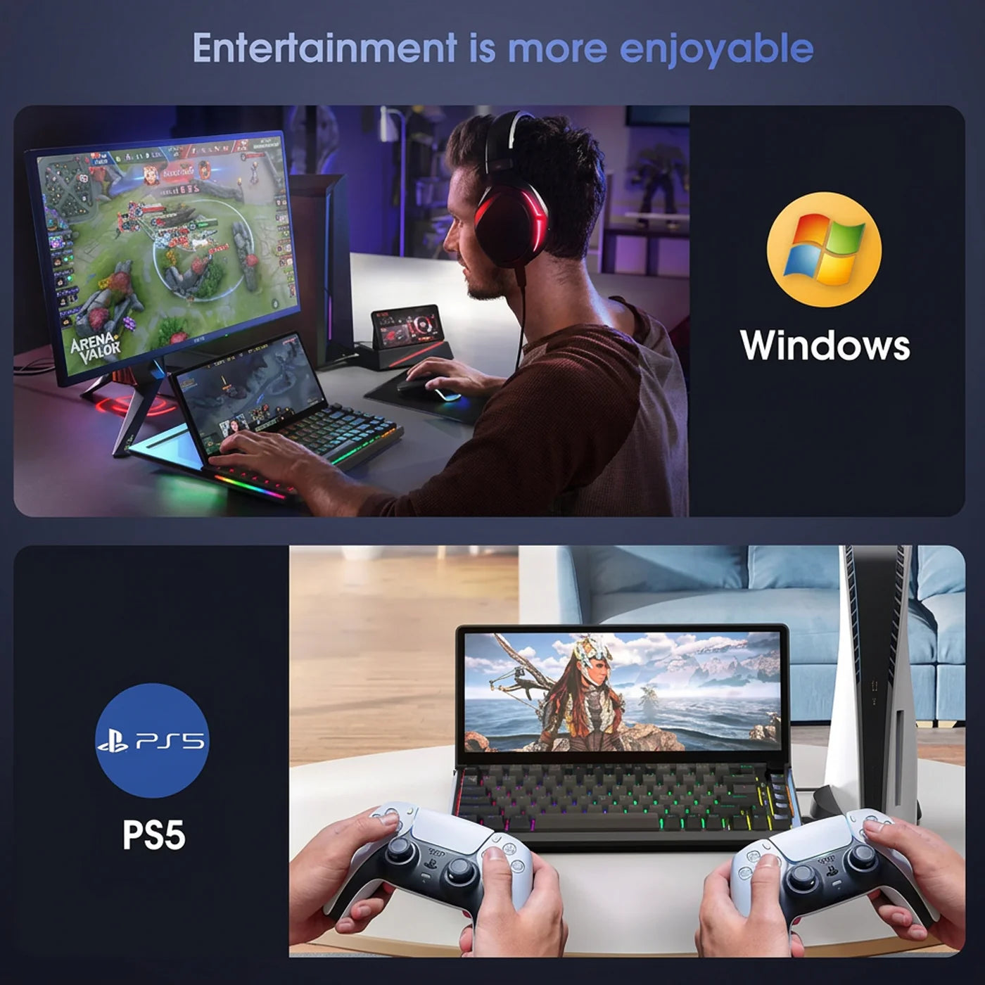 Gamvity Foldable Touch Expanding Screen Keyboard product image