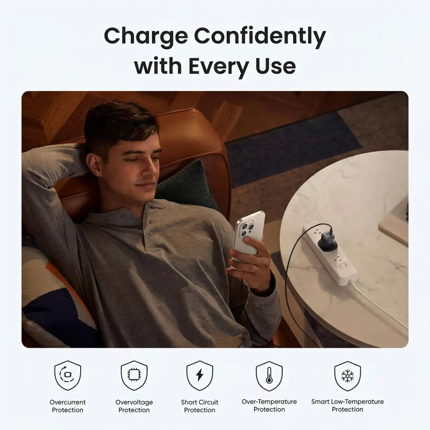Anker Zolo Charger 30W PD 3 0 with USB-C to C Black additional product image