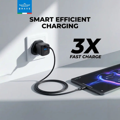 BRAVE BTC-42 30W GaN Wall Fast Charger - Black additional product image