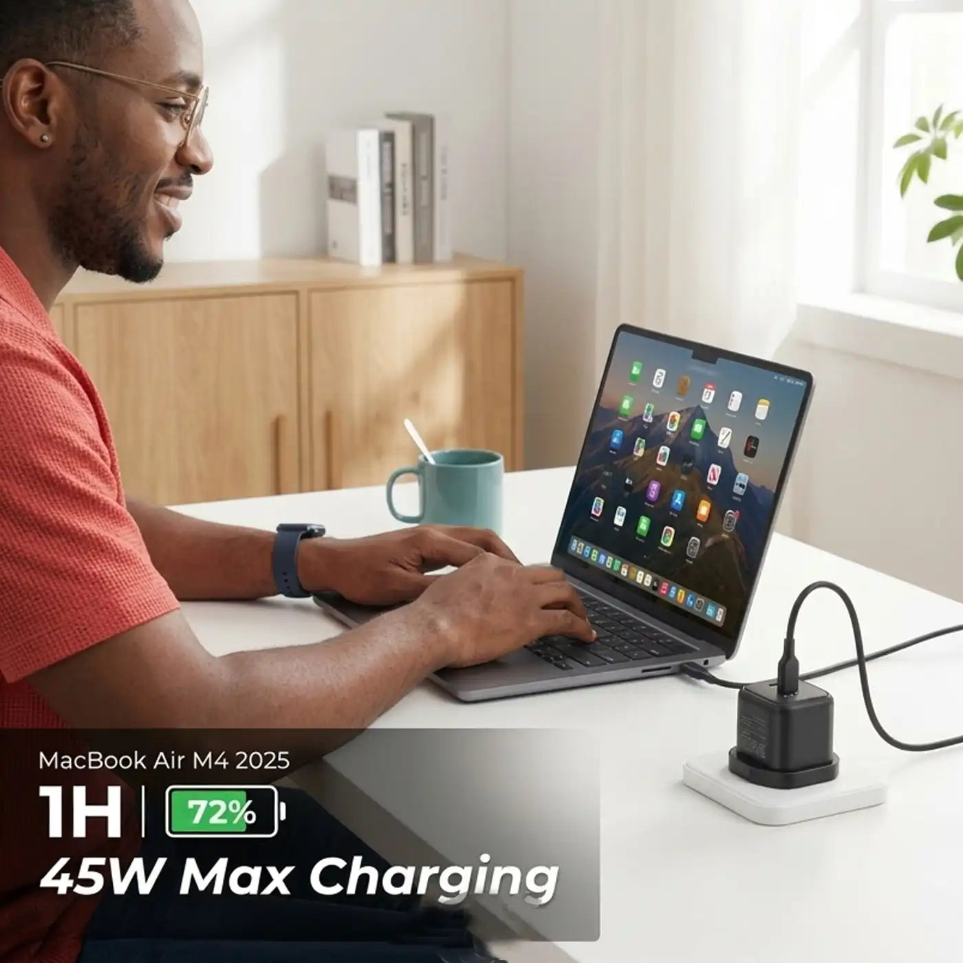 BRAVE BTC-43 45W GaN Super Fast Charger - Black additional product image