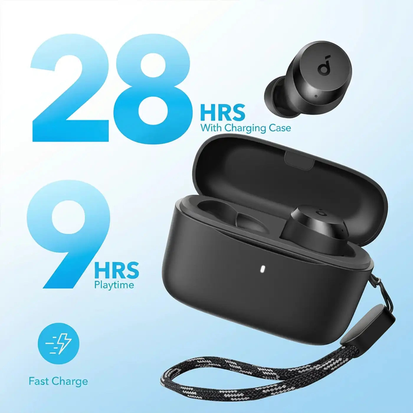 Soundcore by Anker A20i True Wireless Earbuds- Black product photo