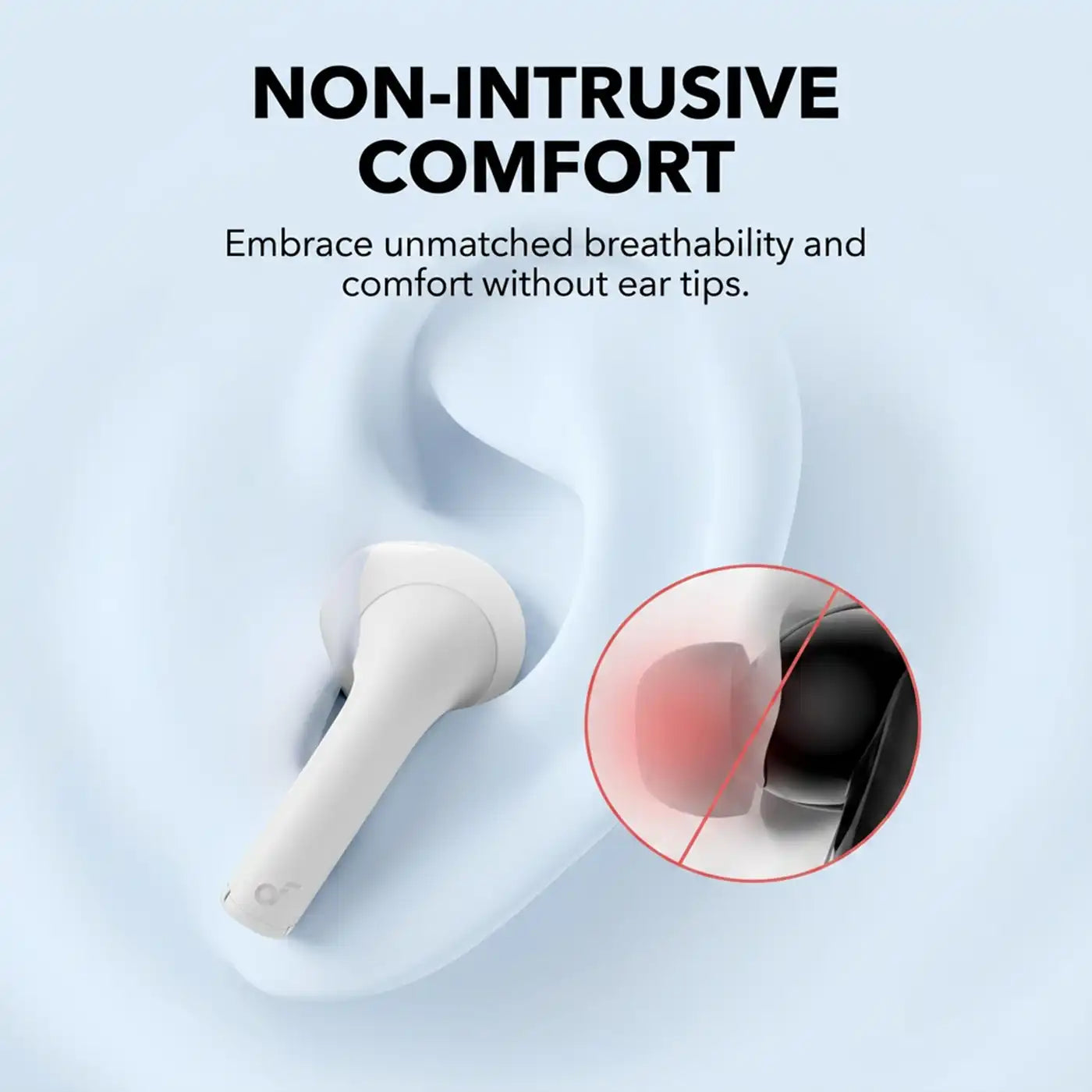 Soundcore K20i by Anker Semi-in-Ear Earbuds- White product photo