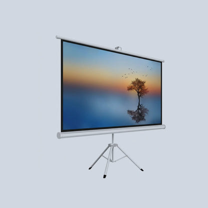 Gamvity 120-inch Tripod Projector Screen 4 3 Aspect Ratio Matte White product photo