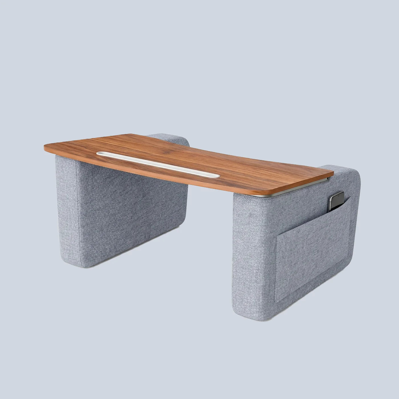 Gamvity Lap Desk Fs-22 - Blue + Hickory Wood product photo
