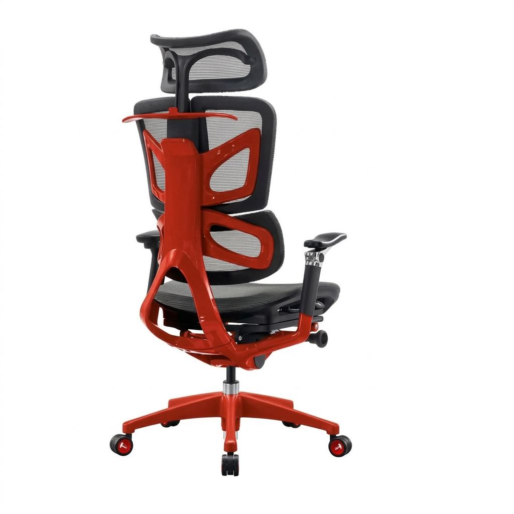 GAMVITY Ergonomic Mesh Office Chair Red Aluminum Alloy product photo