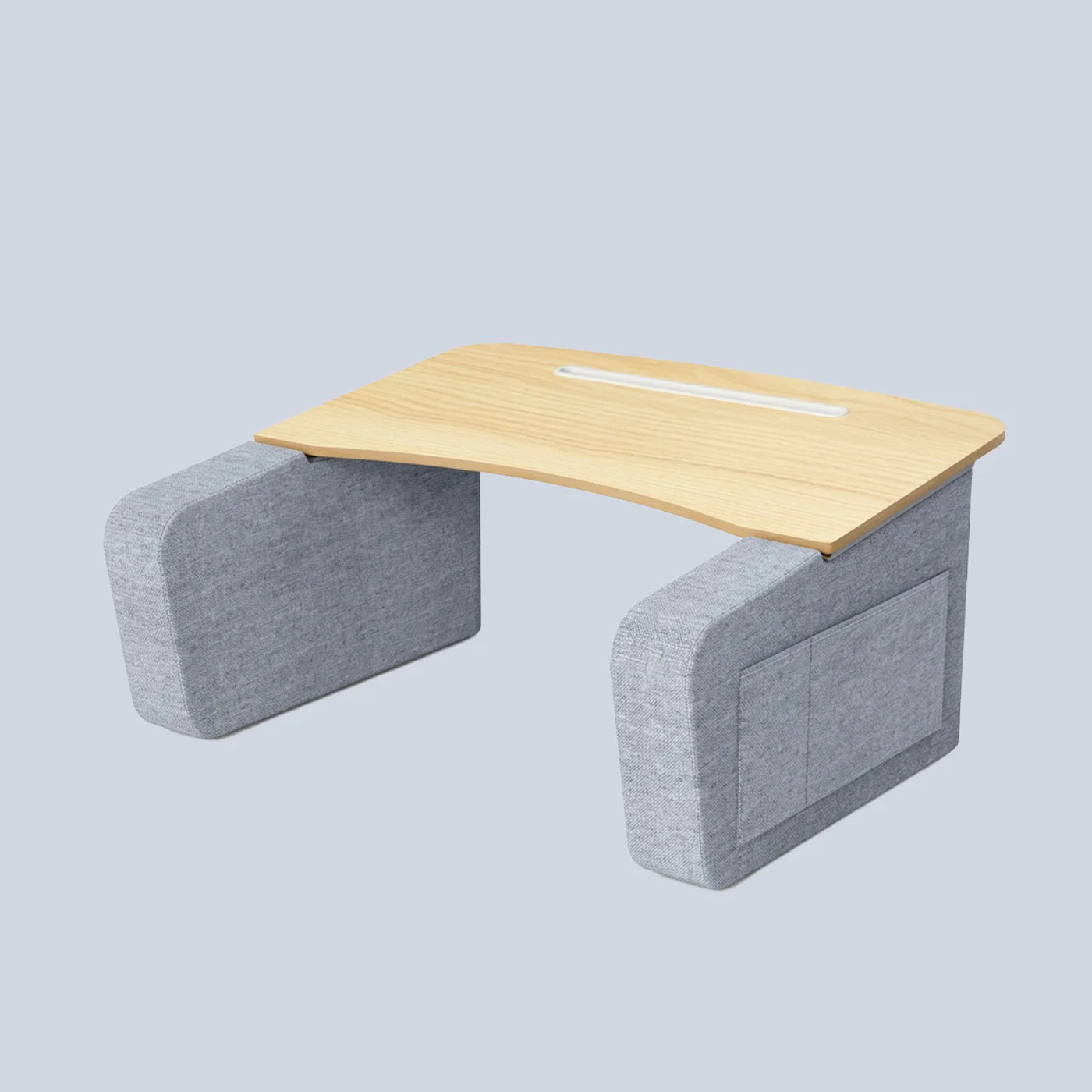 Gamvity Lap Desk Fs-12 - Bule+light Wood product photo