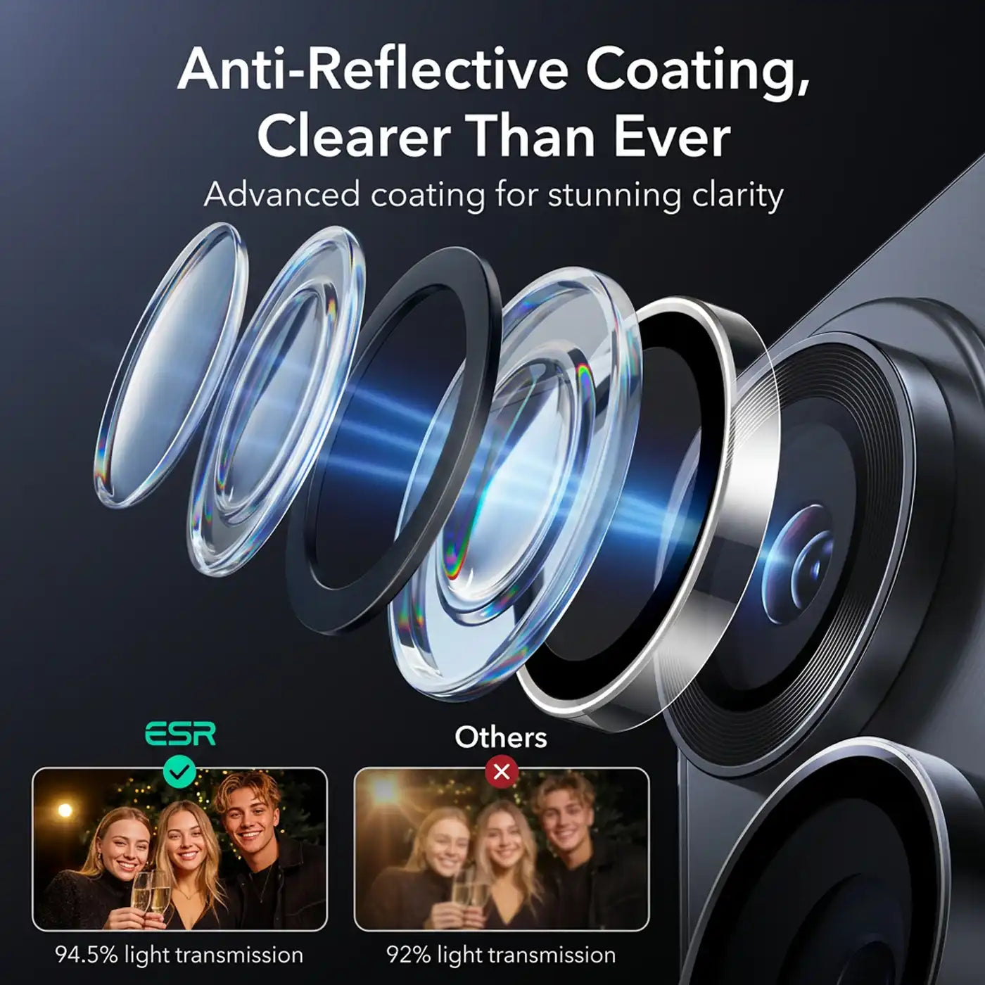 ESR Armorite Camera Lens for S26 Ultra Clear product photo