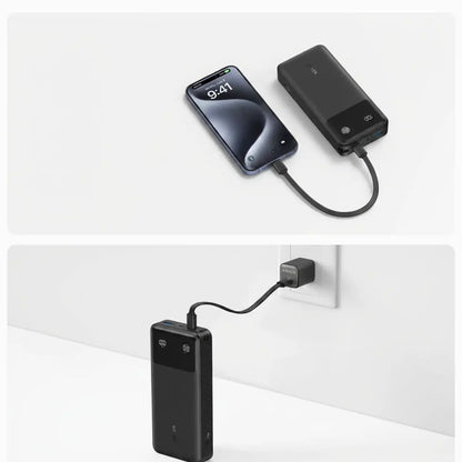 Anker Power Bank 20000mAh with 3-Port 30W Max PD Fast Charge- Black