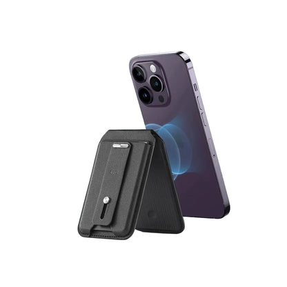 ESR HaloLock Geo Wallet Grip Stand - Midnight - Black product photo