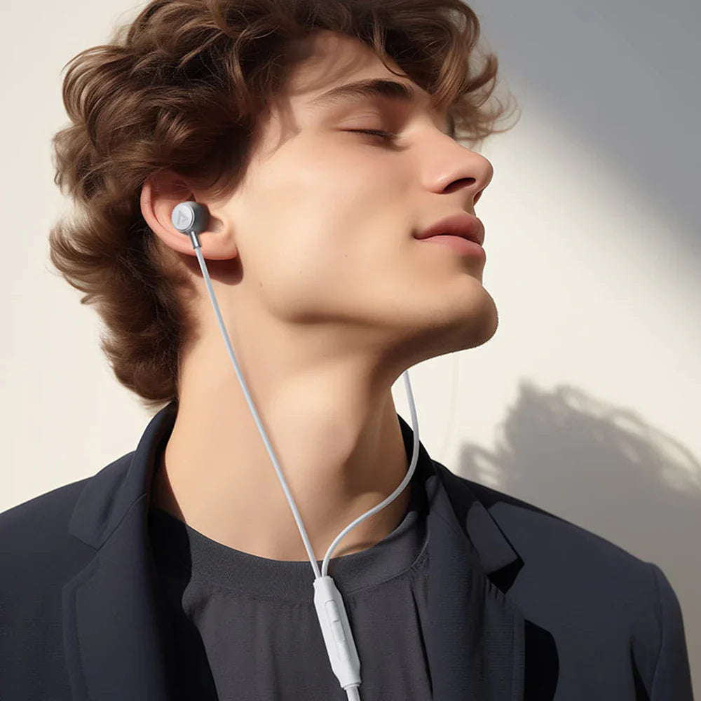 Acefast Wired Earphones L8 -White additional product image