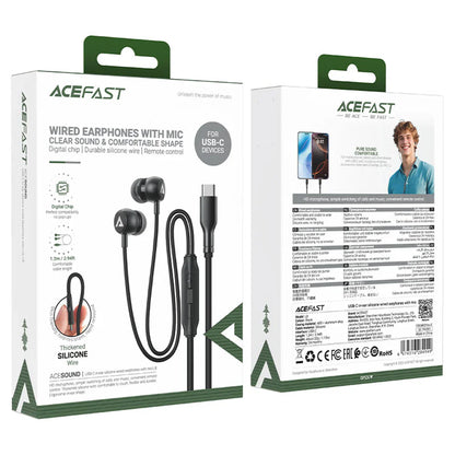 Acefast Wired Earphones L8 -White product image