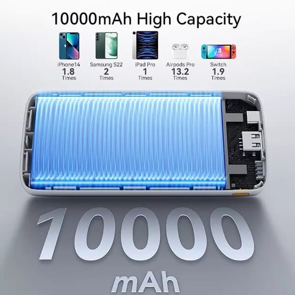 Voltme Hypercore 10K Essential- Black power bank product photo