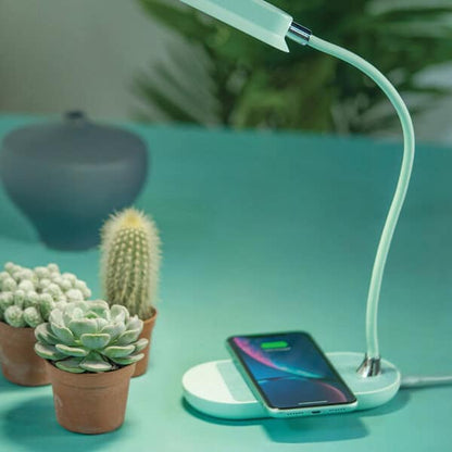 Momax Q Led Flex Mini Lamp with Wireless Charger - Green additional product image