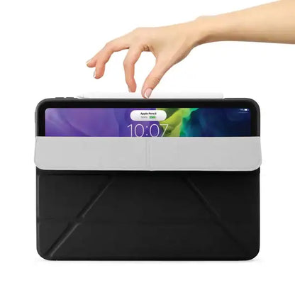 Pipetto iPad Pro 11 Origami Pencil case 5th Gen case- Black product photo